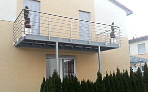 Beispiel eines Balkons